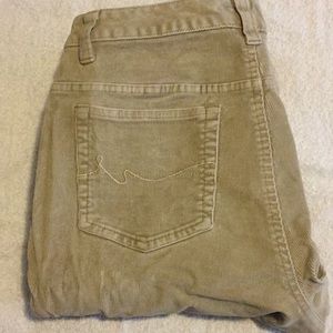 St Johns Bay Tan Corduroys Size 10 Ultra Tall